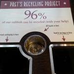 Picture of Pret a Manger's recycling/composting bin