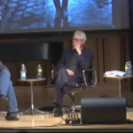 Screenshot of stage discussion of Bob Dylan