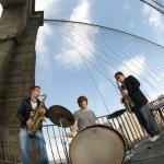 picture of band on Brookyn Bridge