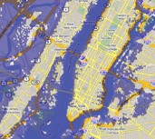 Flood map